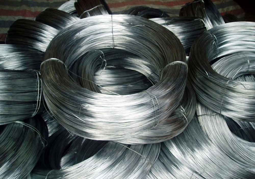 Alambre negro - Detalle del material recocido